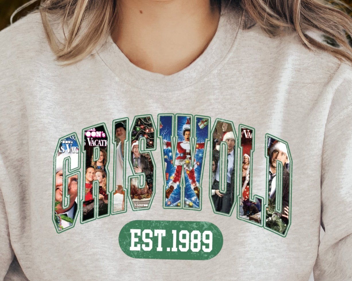 DTF Transfer Christmas Vintage Collage Design