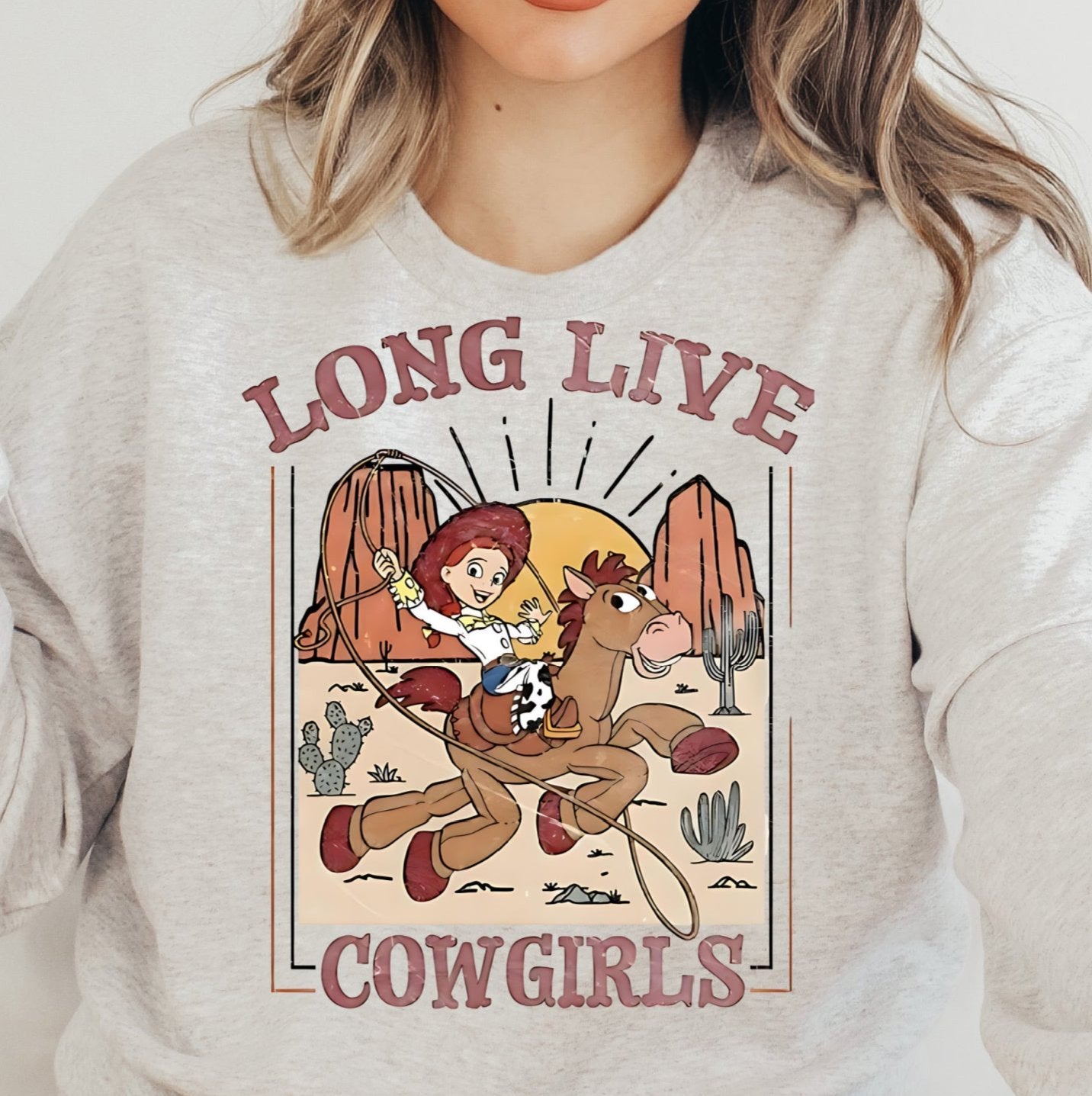DTF Transfer Country Long Live Cowgirls Vintage Jessie Lady