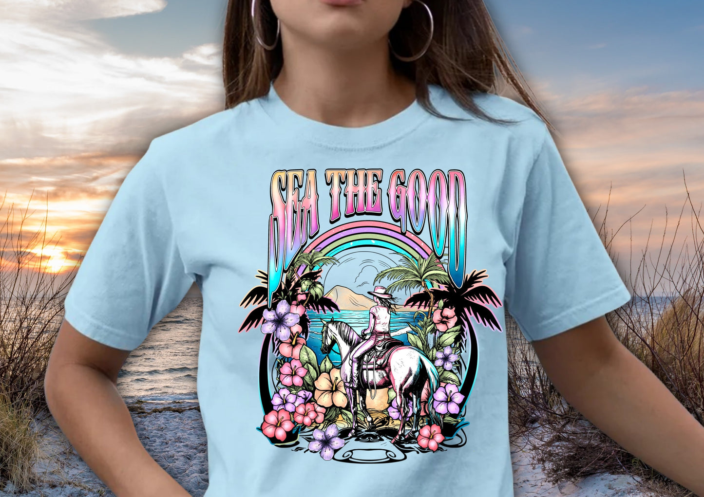DTF Transfer Summer Sea The Good