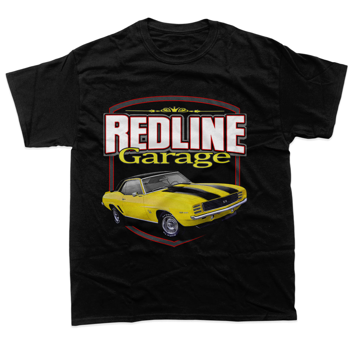 T-Shirt Sweatshirt Hoodie Redline Garage – Classic Muscle Car 🚗🔥 Crewneck