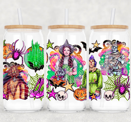 DTF Transfer UV Cup Wrap – Wizard of Ozzz Halloween Mashup Design
