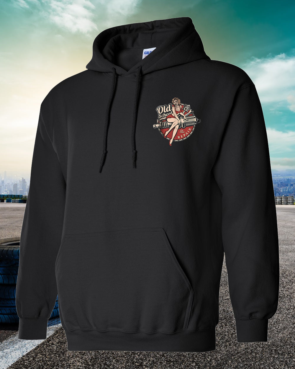 T-Shirt Sweatshirt Or Hoodie Vintage Car Freaks OLD School