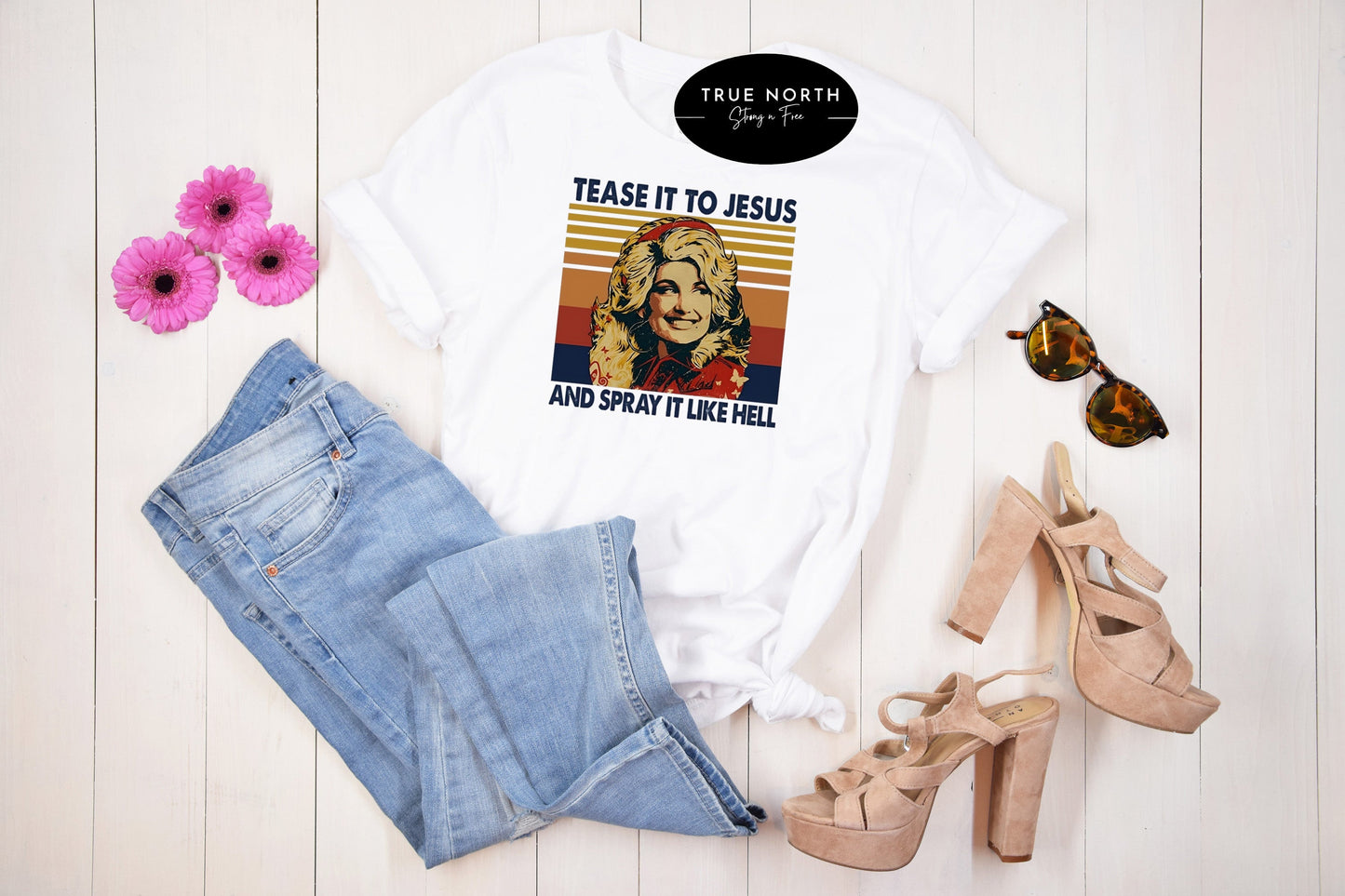 Country Tease It to Jesus T-Shirt or Sweatshirt - Fun and Stylish Clothing for Your Faith-Filled Life