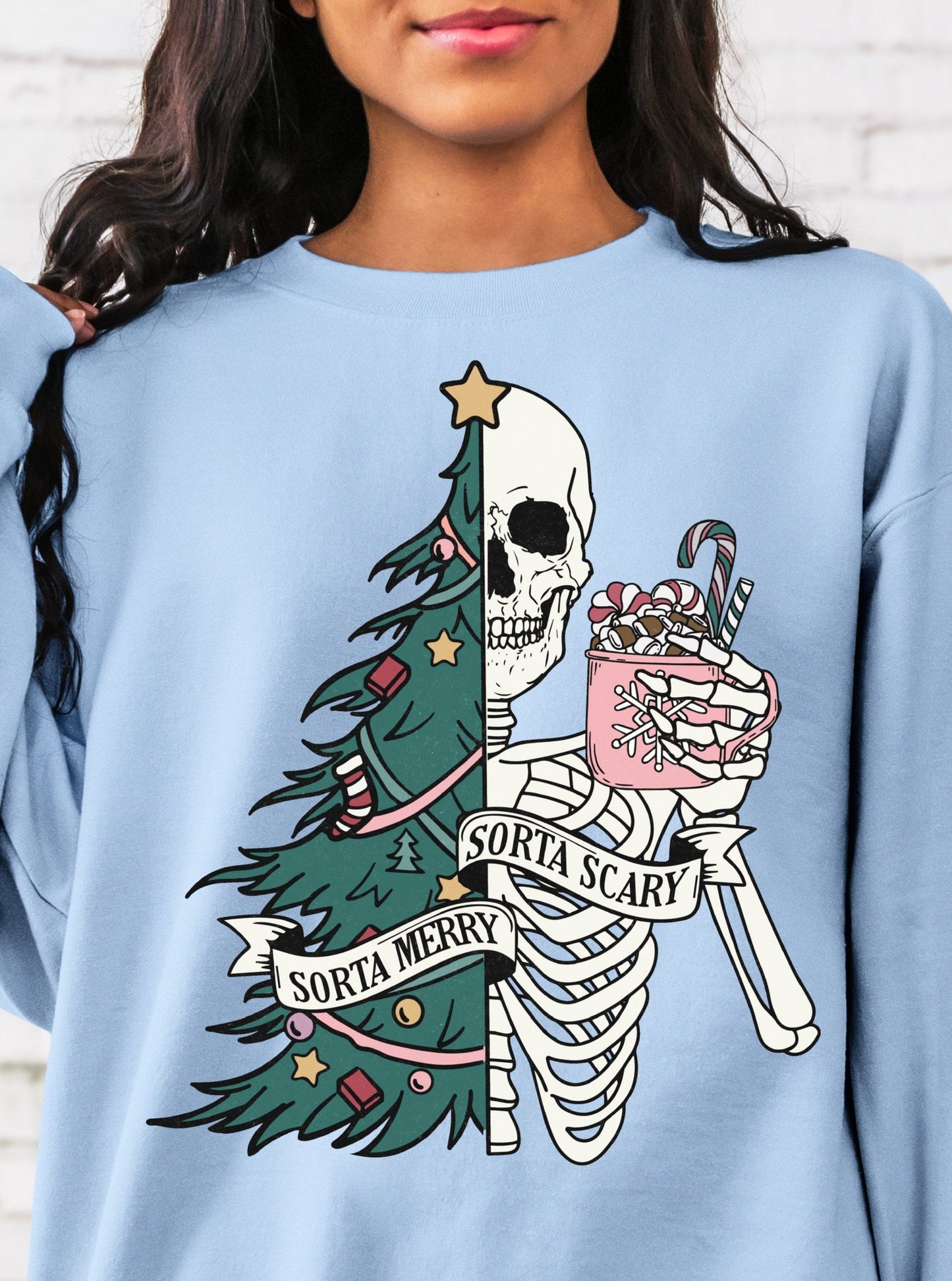 Sweatshirt Crew Hoodie Or T-Shirt Christmas Sorta Merry