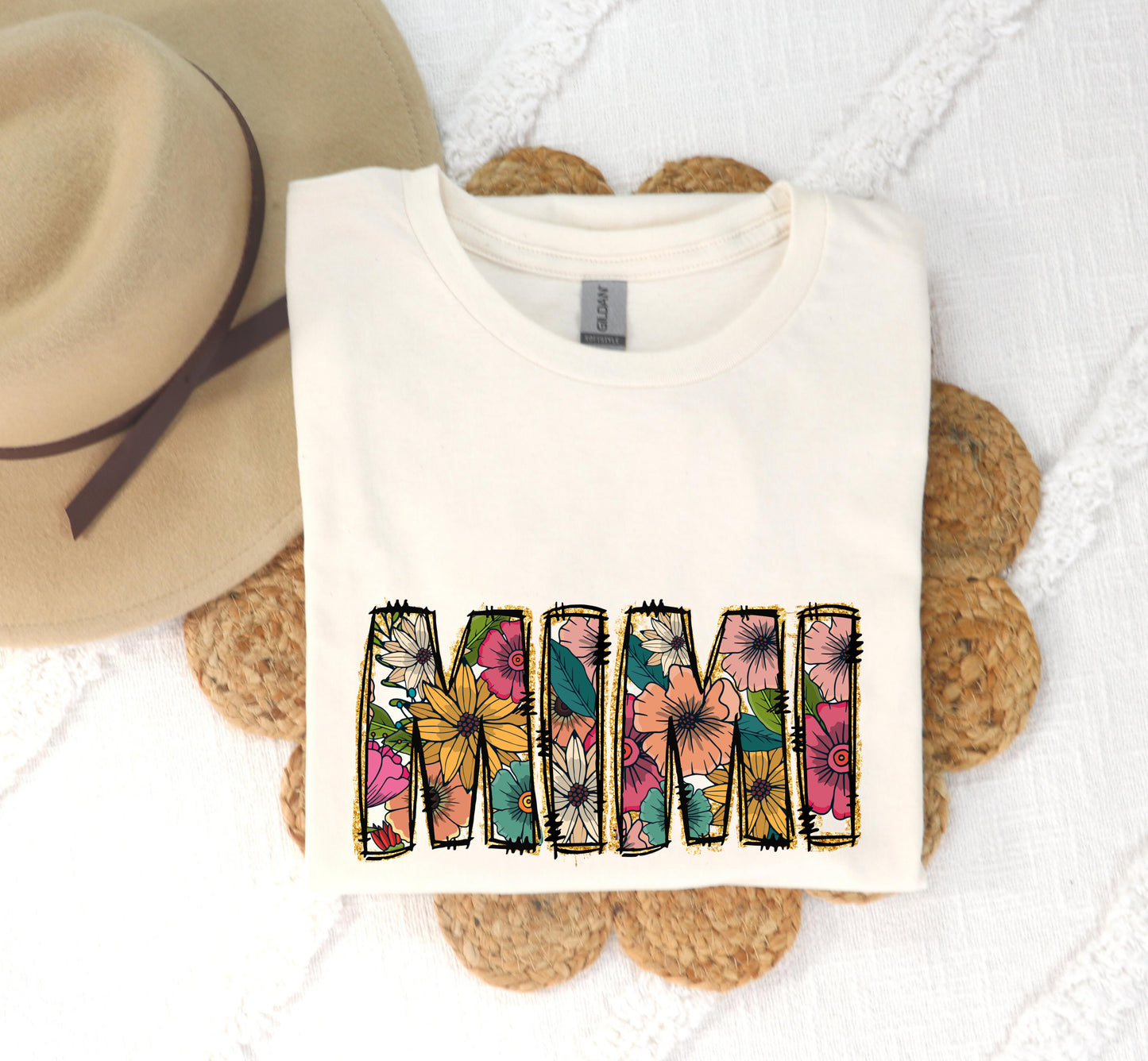 DTF Transfer Summer Florals Mama Nana Auntie Ect