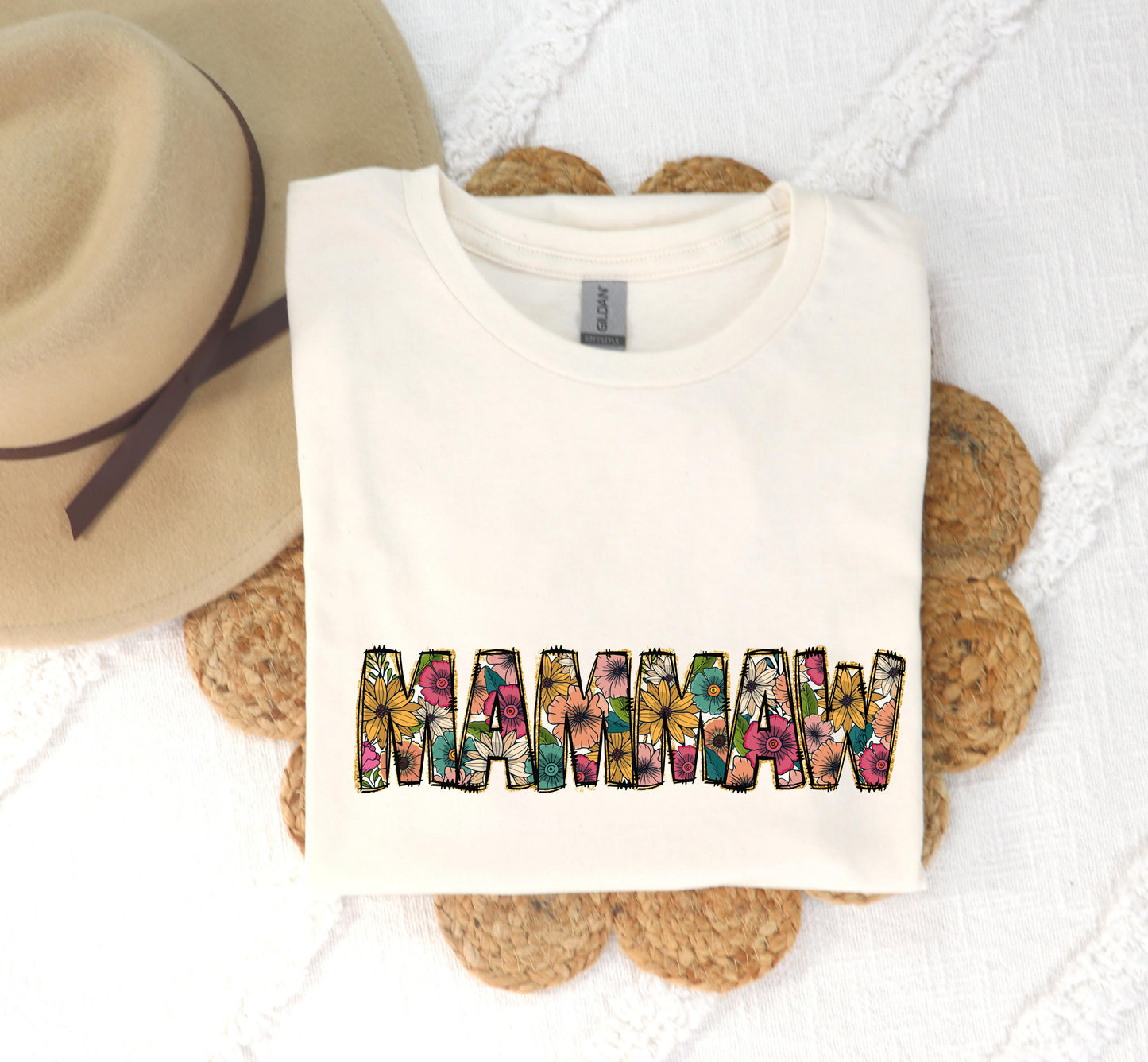 DTF Transfer Summer Florals Mama Nana Auntie Ect
