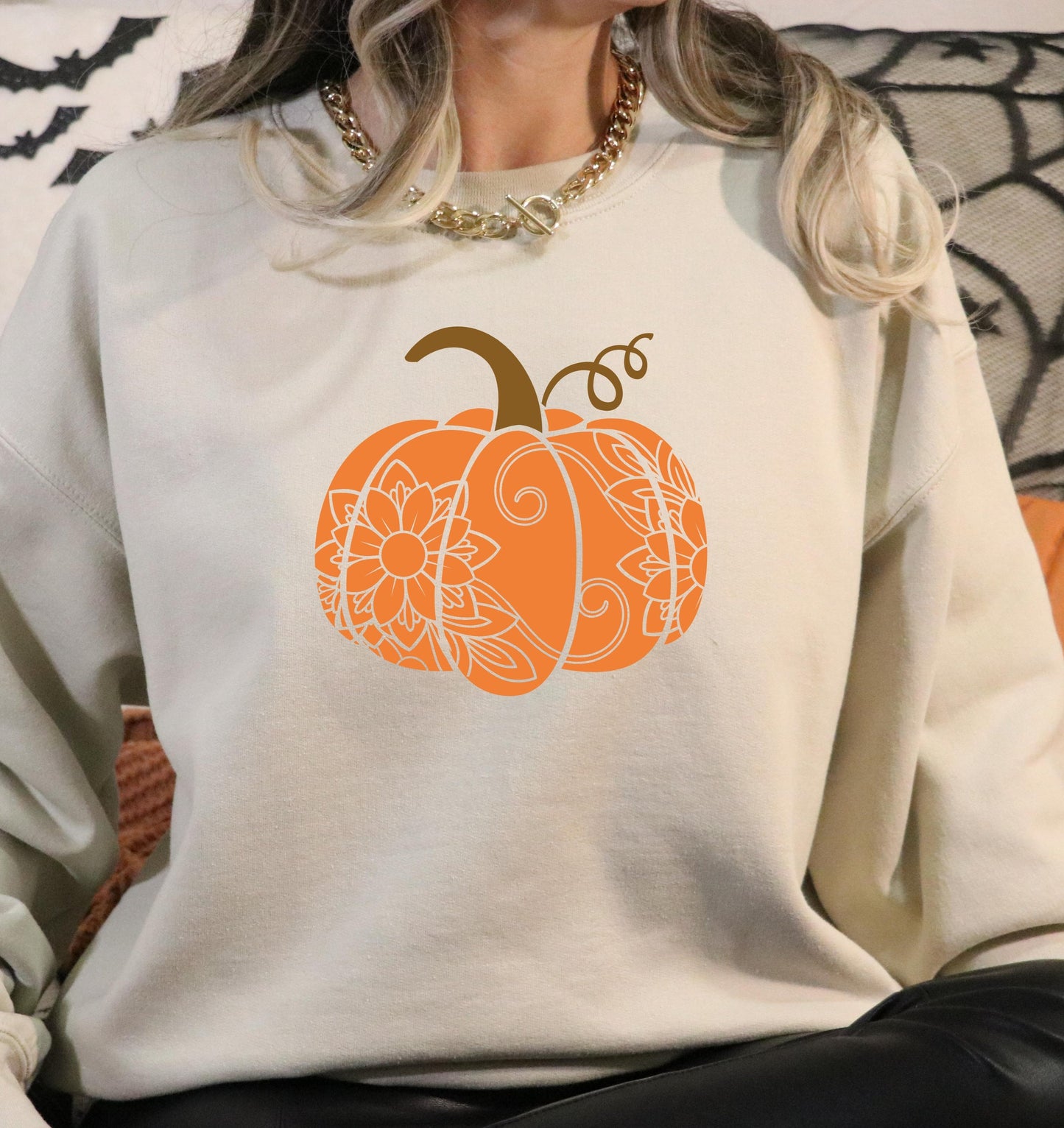 DTF Transfer Fall Theme Pumpkin Halloween