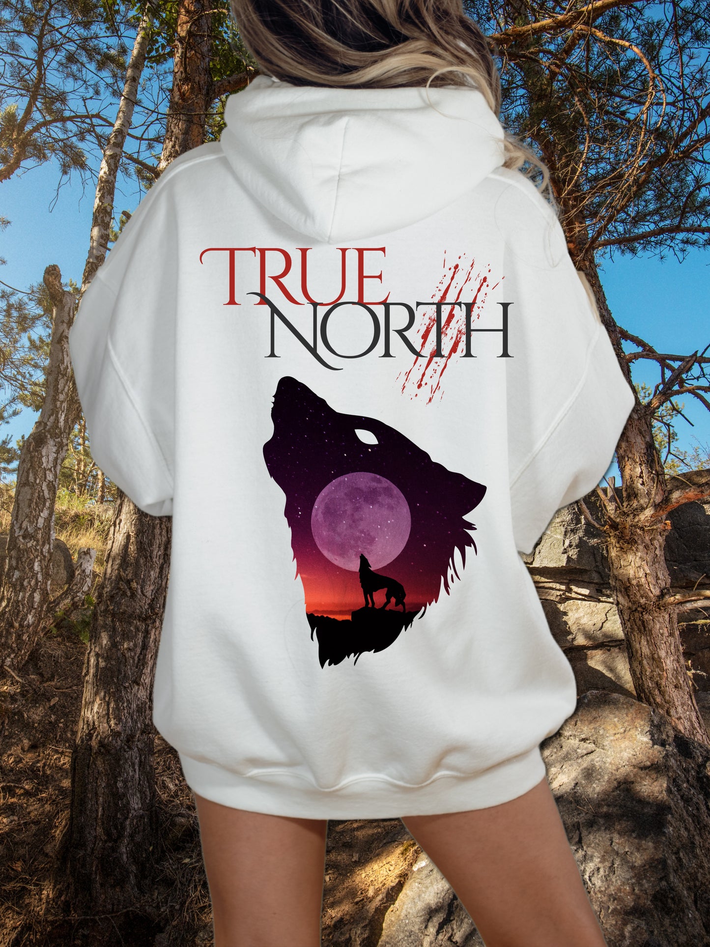 DTF Transfer True North Wolf Can Switch Names