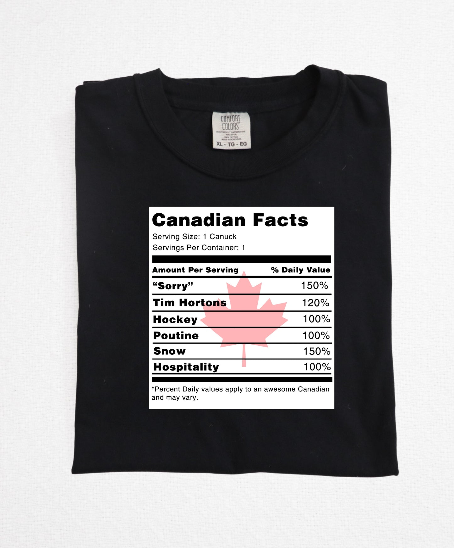 T-Shirt Sweatshirt Hoodie Canadian Facts ..