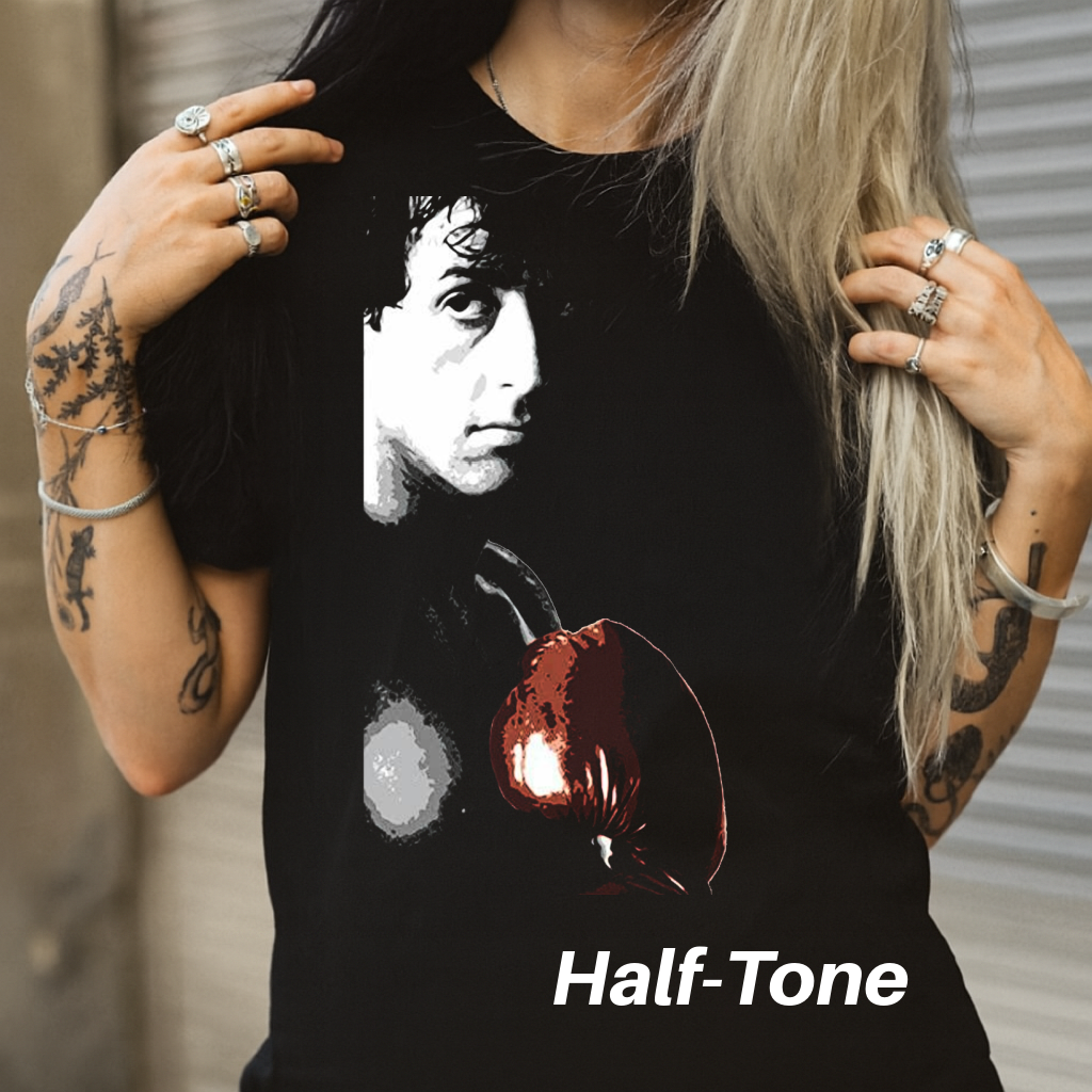 DTF Transfer Half-Tone Rock-y