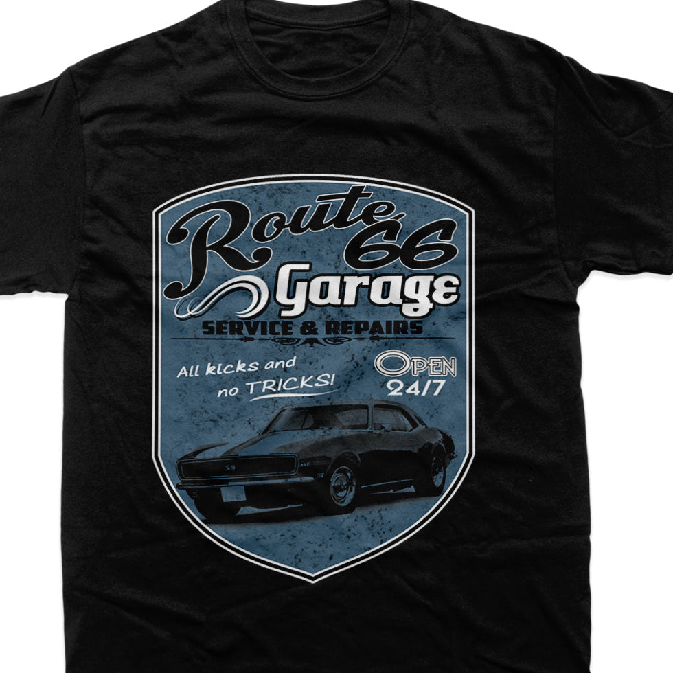 DTF Transfer Route 66 Garage โ Vintage Service & Repairs
