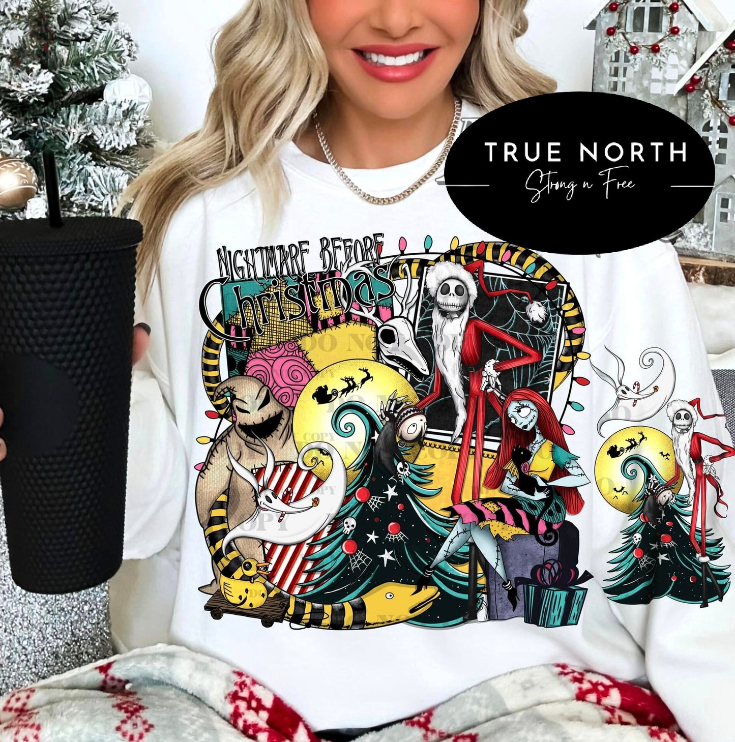 DTF Transfer Nightmare before Christmas Jumbo Sleeve Offered