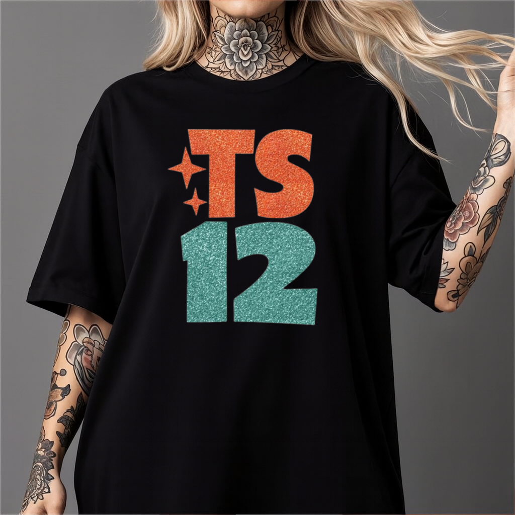 DTF Transfer TS 12 Sparkle Style Print ShowGirl