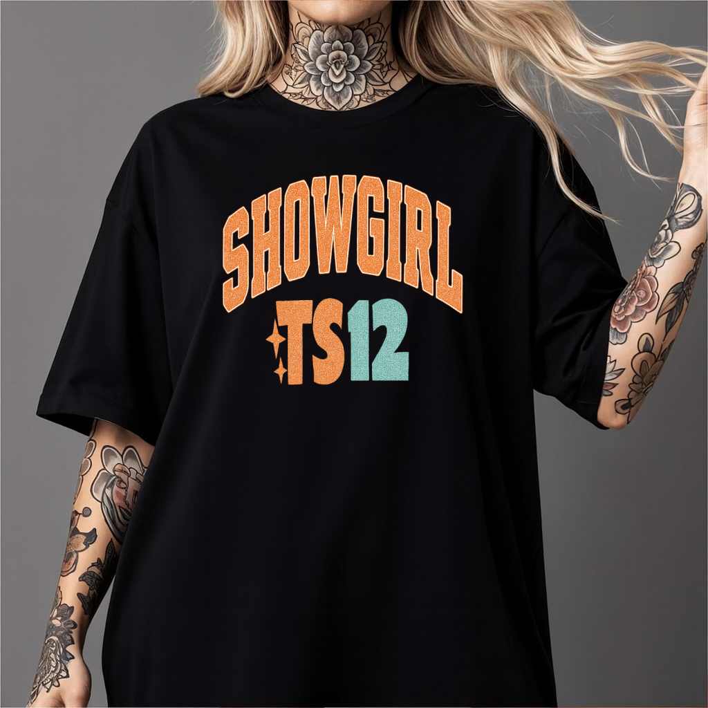 DTF Transfer TS 12 Sparkle Style Print ShowGirl #2