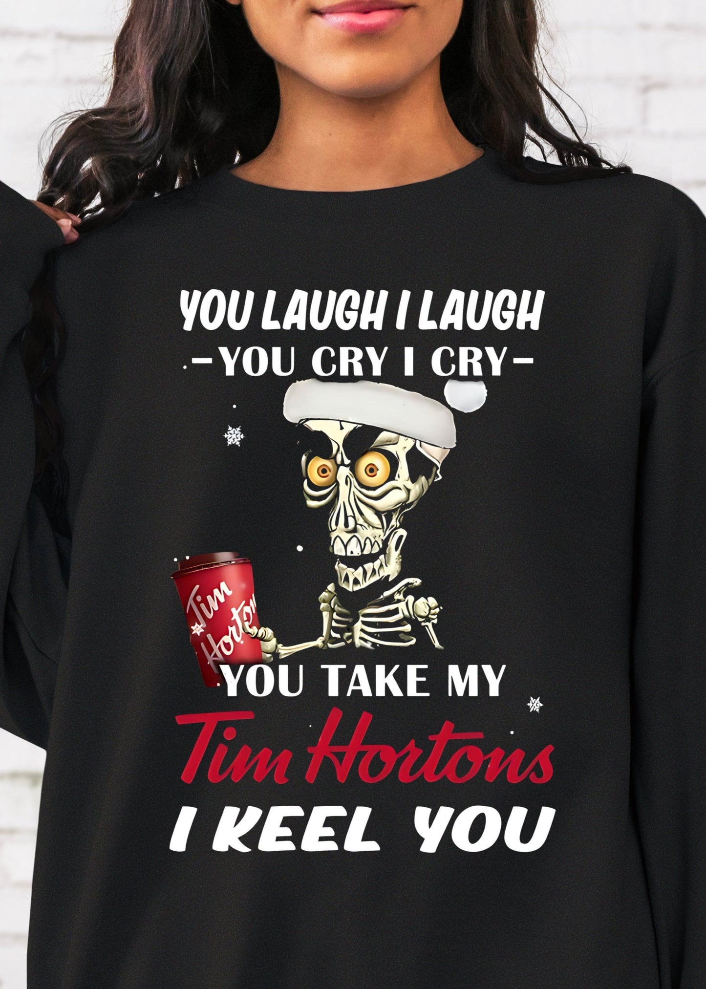 Sweatshirt Crew Hoodie Or T-Shirt Do Not Touch My Tim's