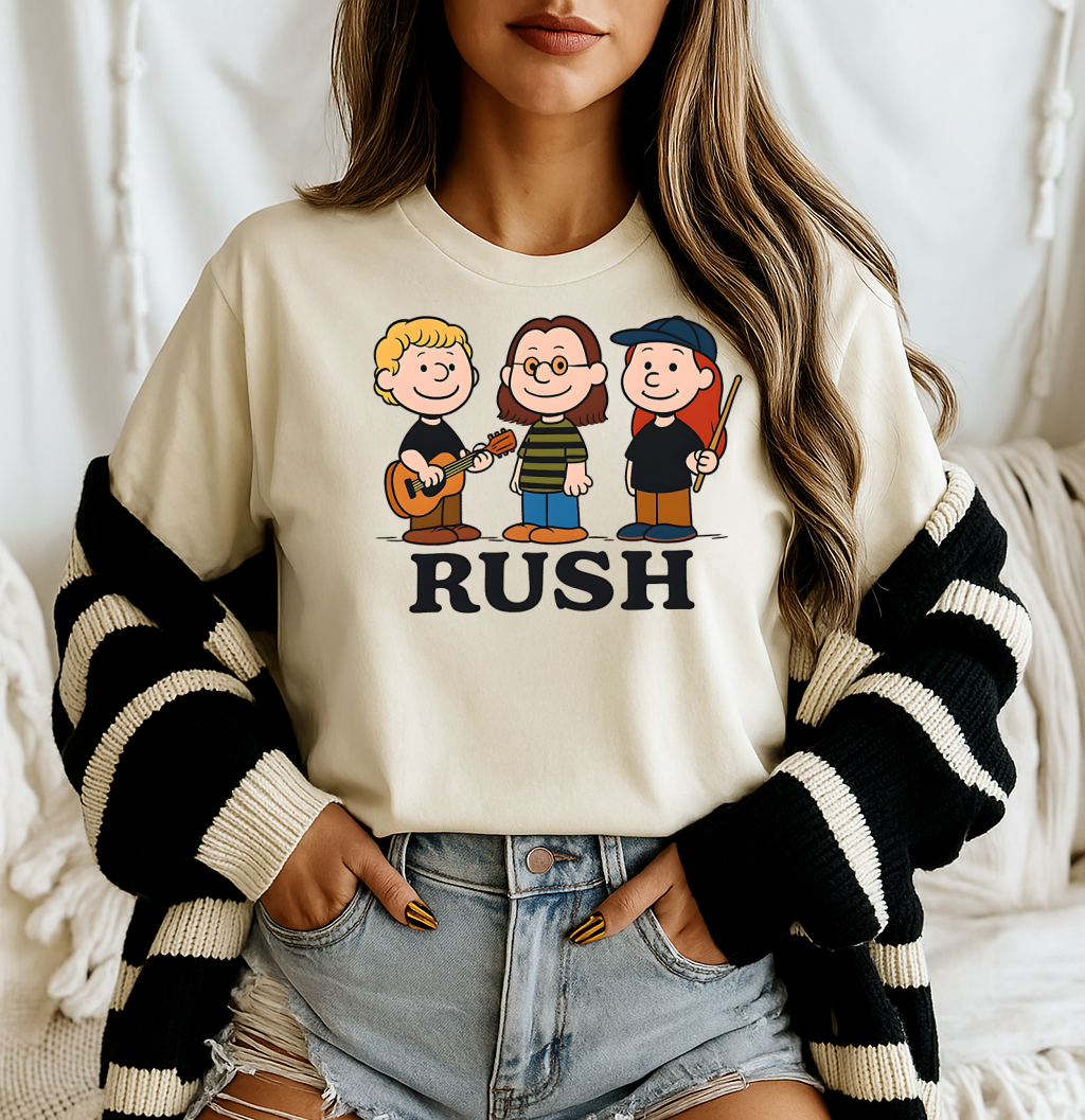 DTF Transfer Rushh Canadian Rock Band Graphic