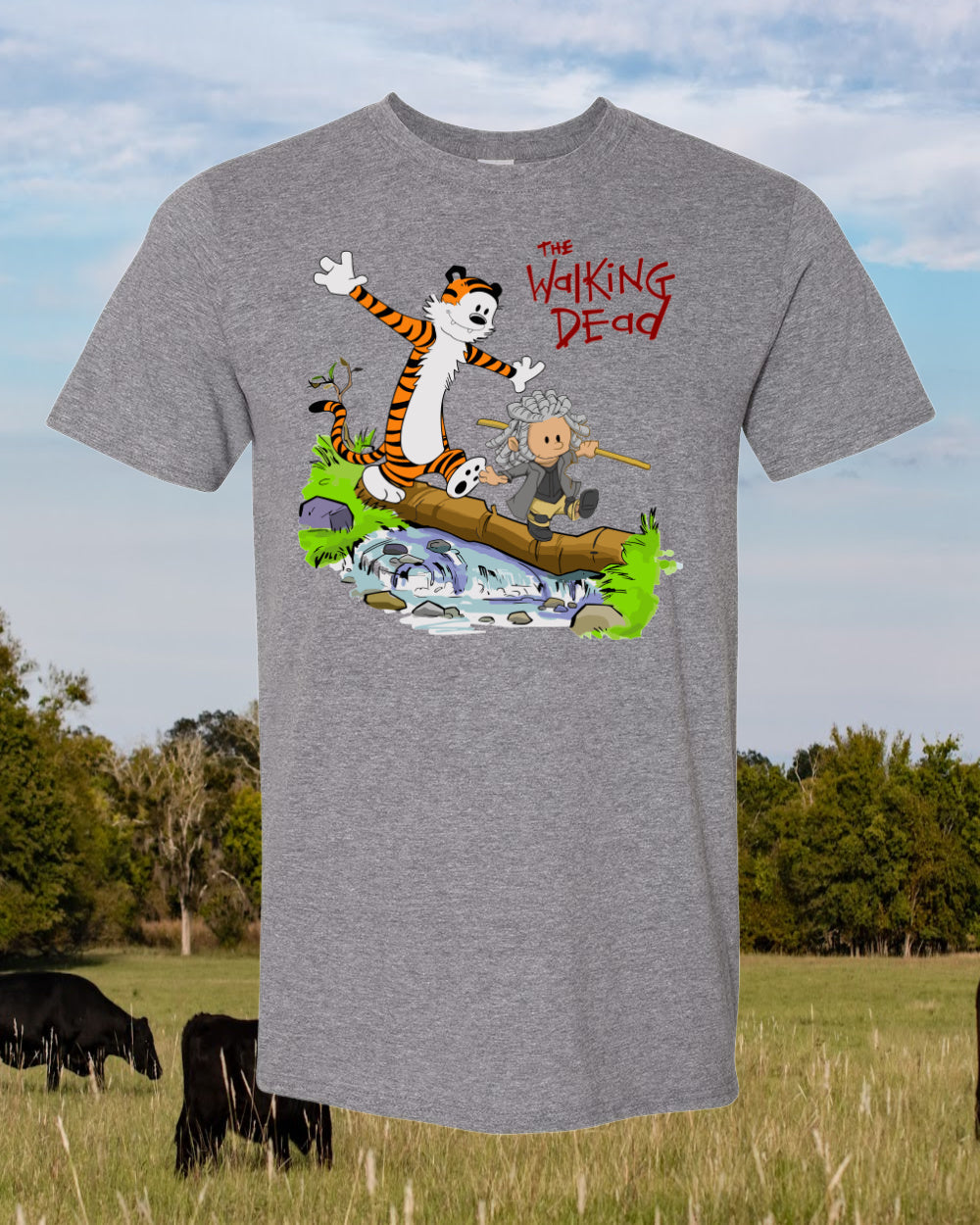 T-Shirt Sweatshirt Hoodie Calvin Walking ..