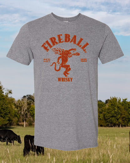 T-Shirt Sweatshirt Hoodie Fire Ball Vintage  ..