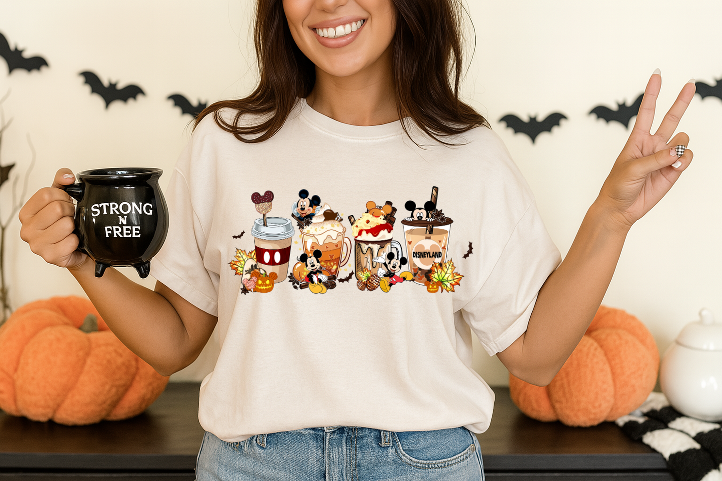 T-Shirt Hoody Autumn Lattes, Cocoa & Sweet Treats