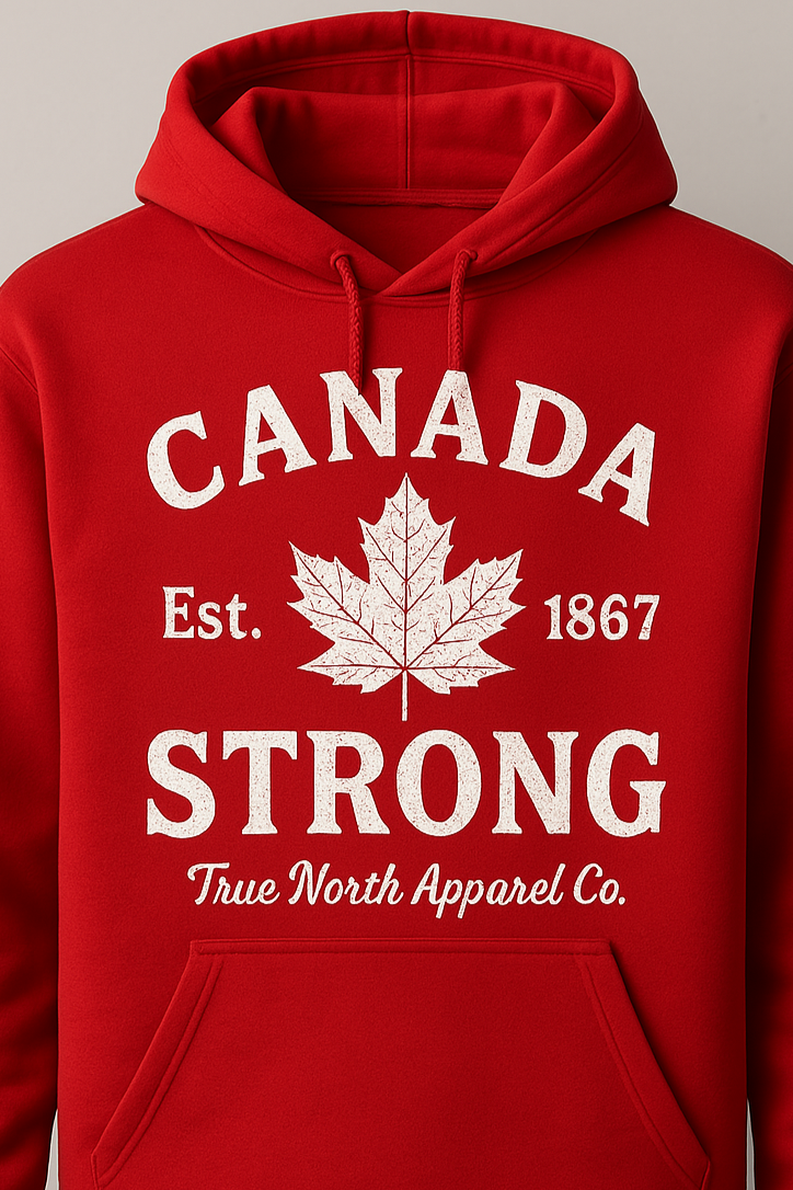 DTF Transfer Canada Strong โ Est. 1867 | True North Apparel Co.