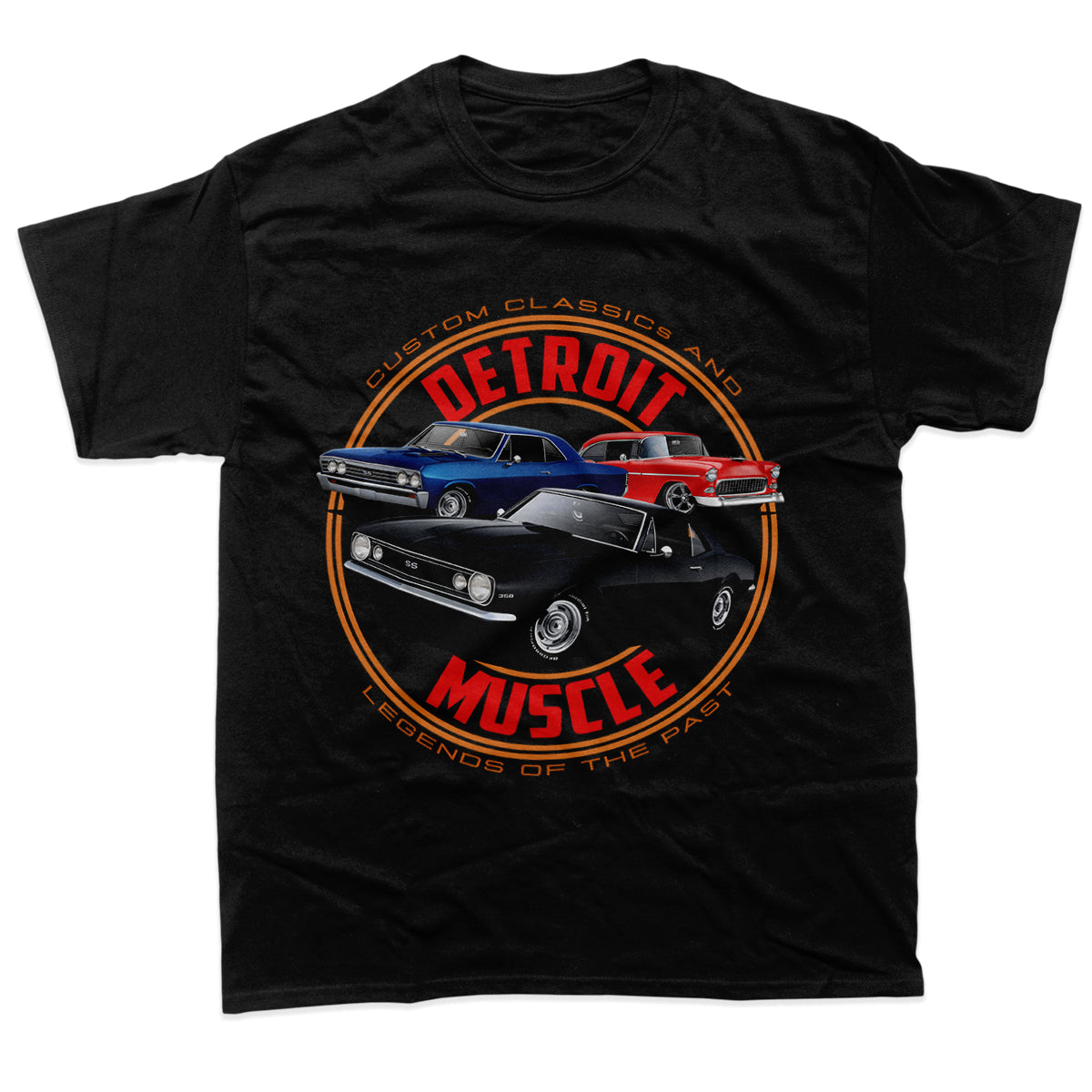 T-Shirt Sweatshirt Gear Heads - "Detroit Muscle" Custom Classics Design