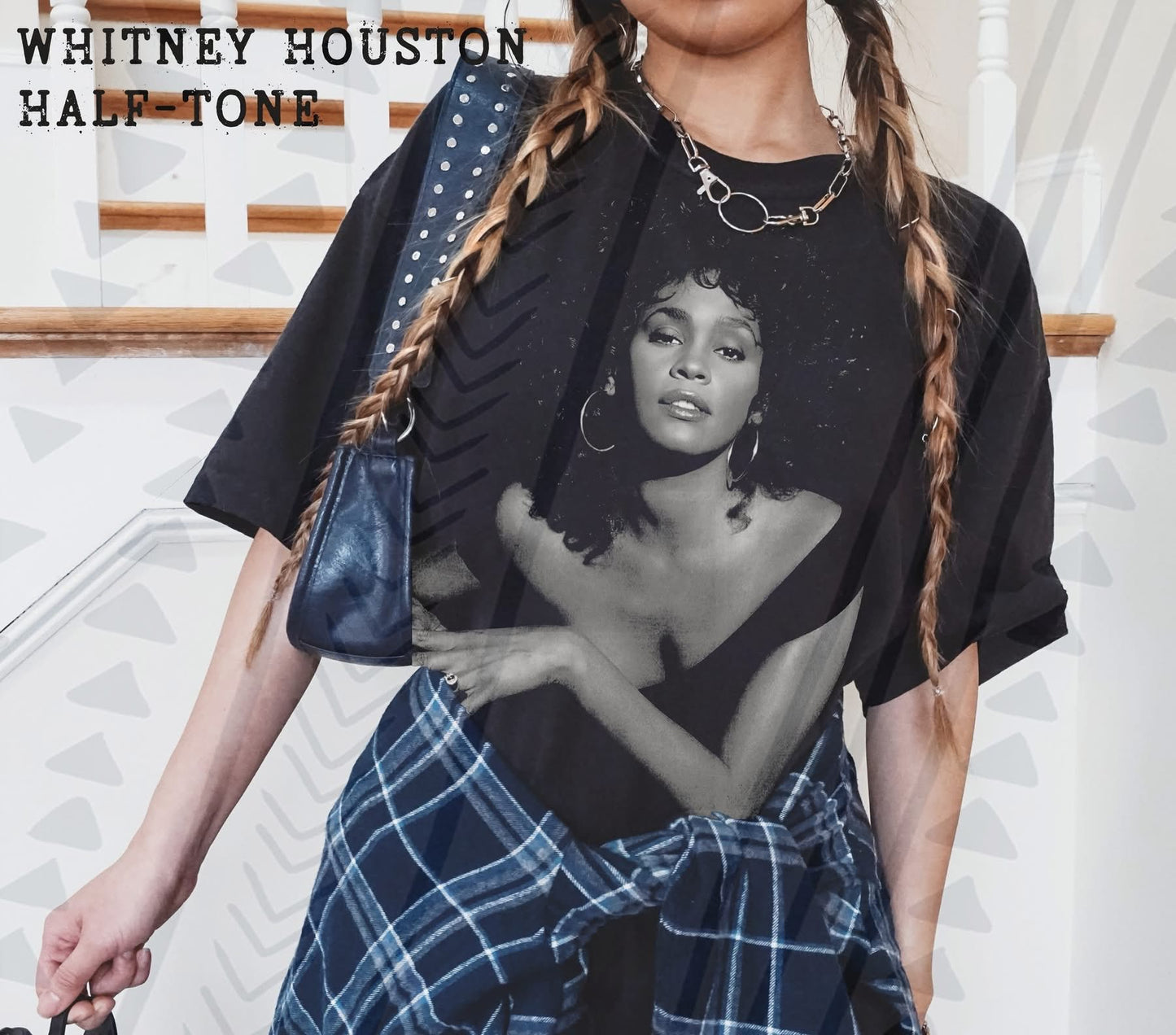 DTF Transfer Halftone Classic 80's Pop