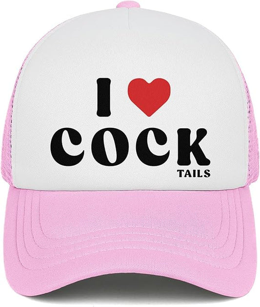 I ❤️ Cock...tails – Funny Bachelorette Trucker Hat