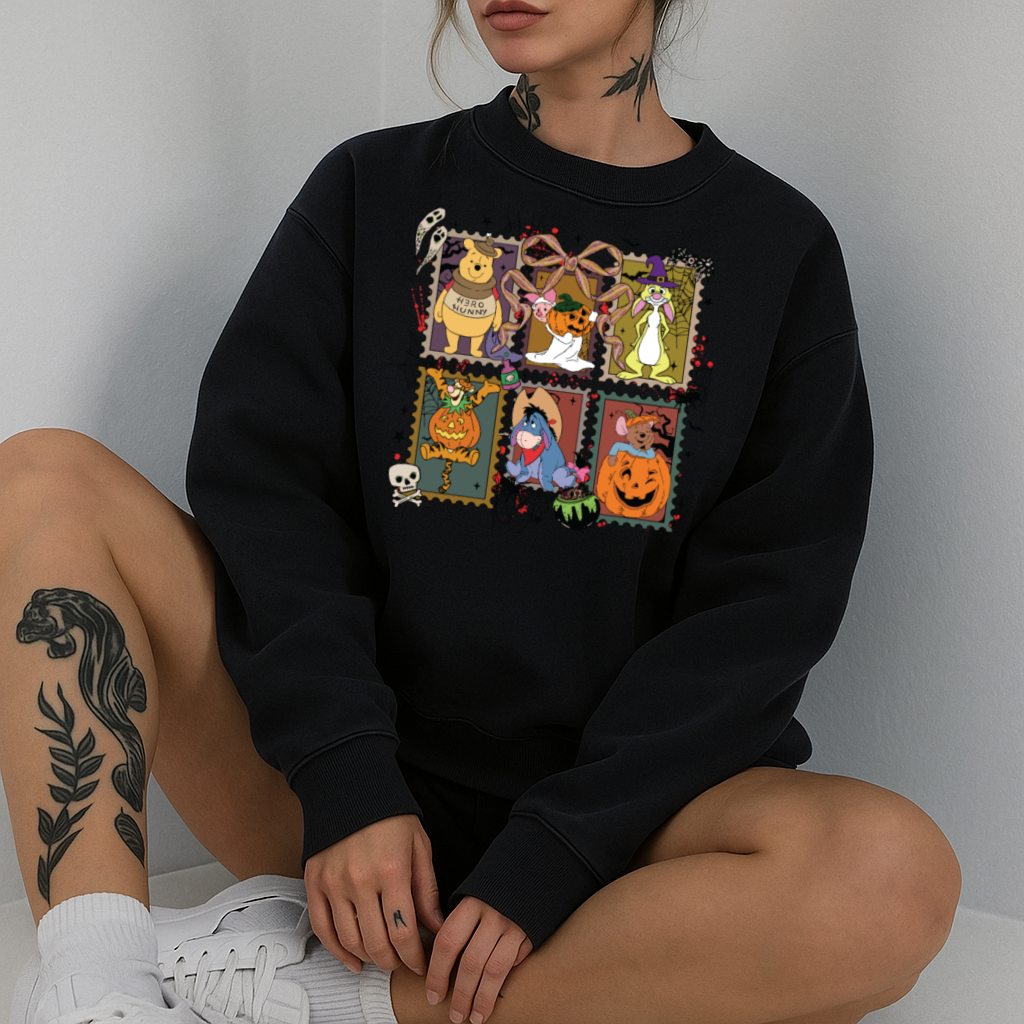 DTF Transfer Halloween – Cute Spooky Friends in Costume