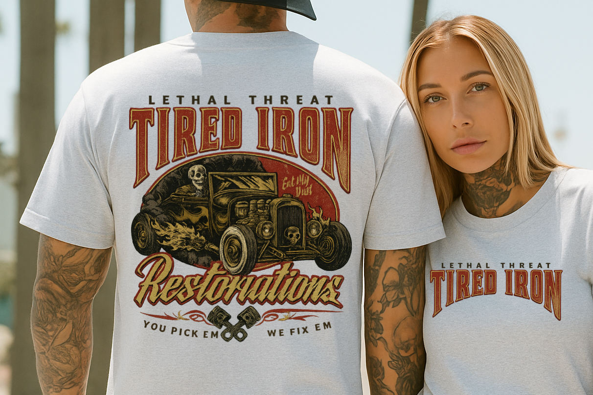 DTF Transfer - Tired Iron Restorations – Eat My Dust