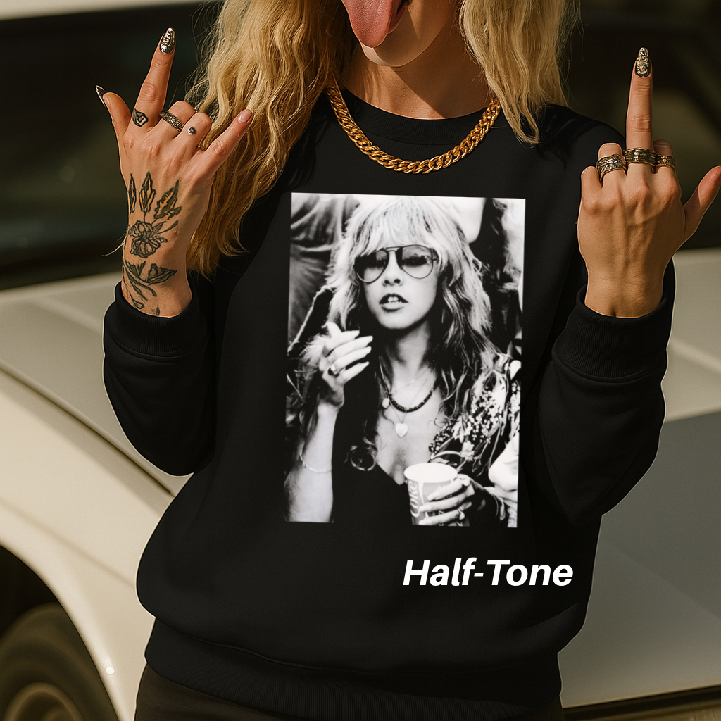 DTF Transfer Half-Tone Steviee Nicks - halftone