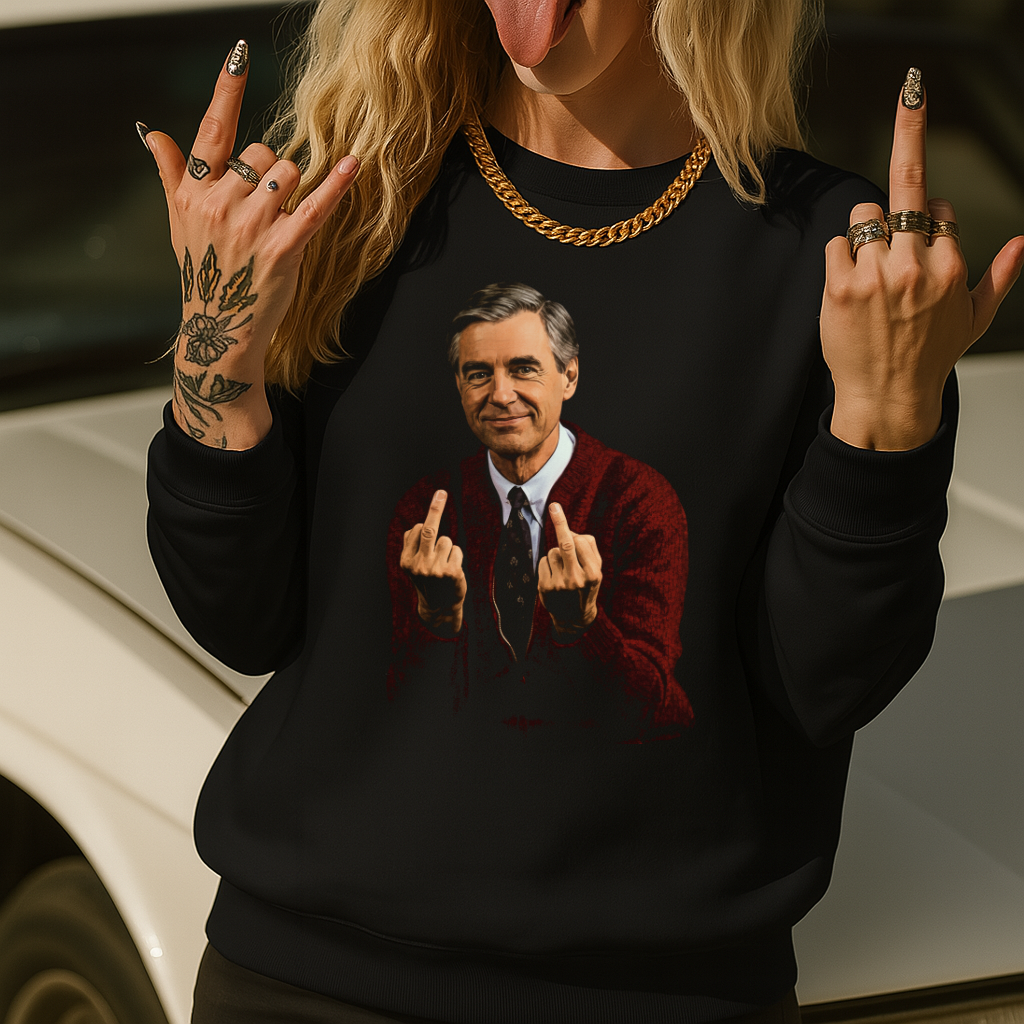 DTF Transfer Vintage TV Host Mr R Inspired Parody