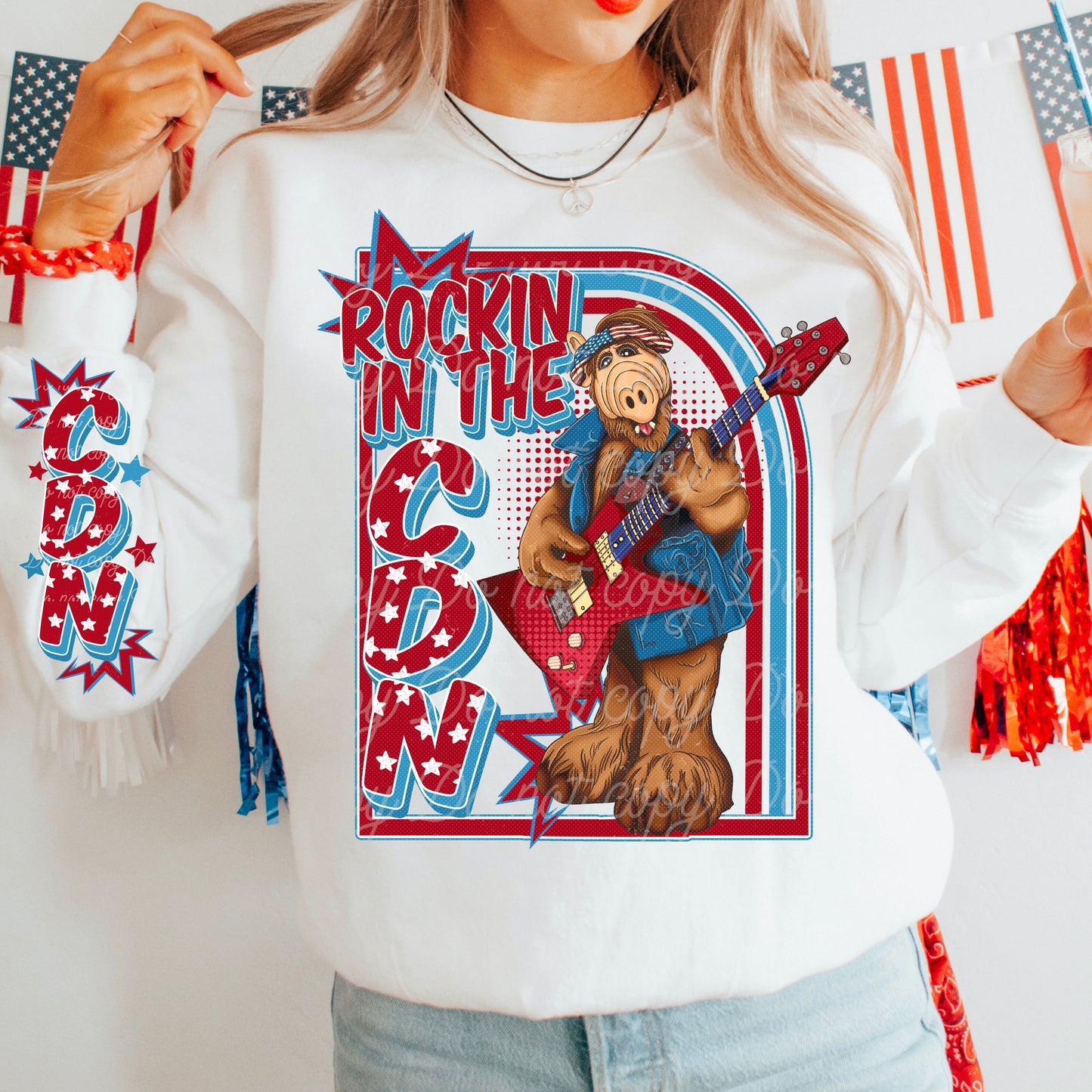 T-Shirt Or Sweatshirt Vintage Rocking the Canadian