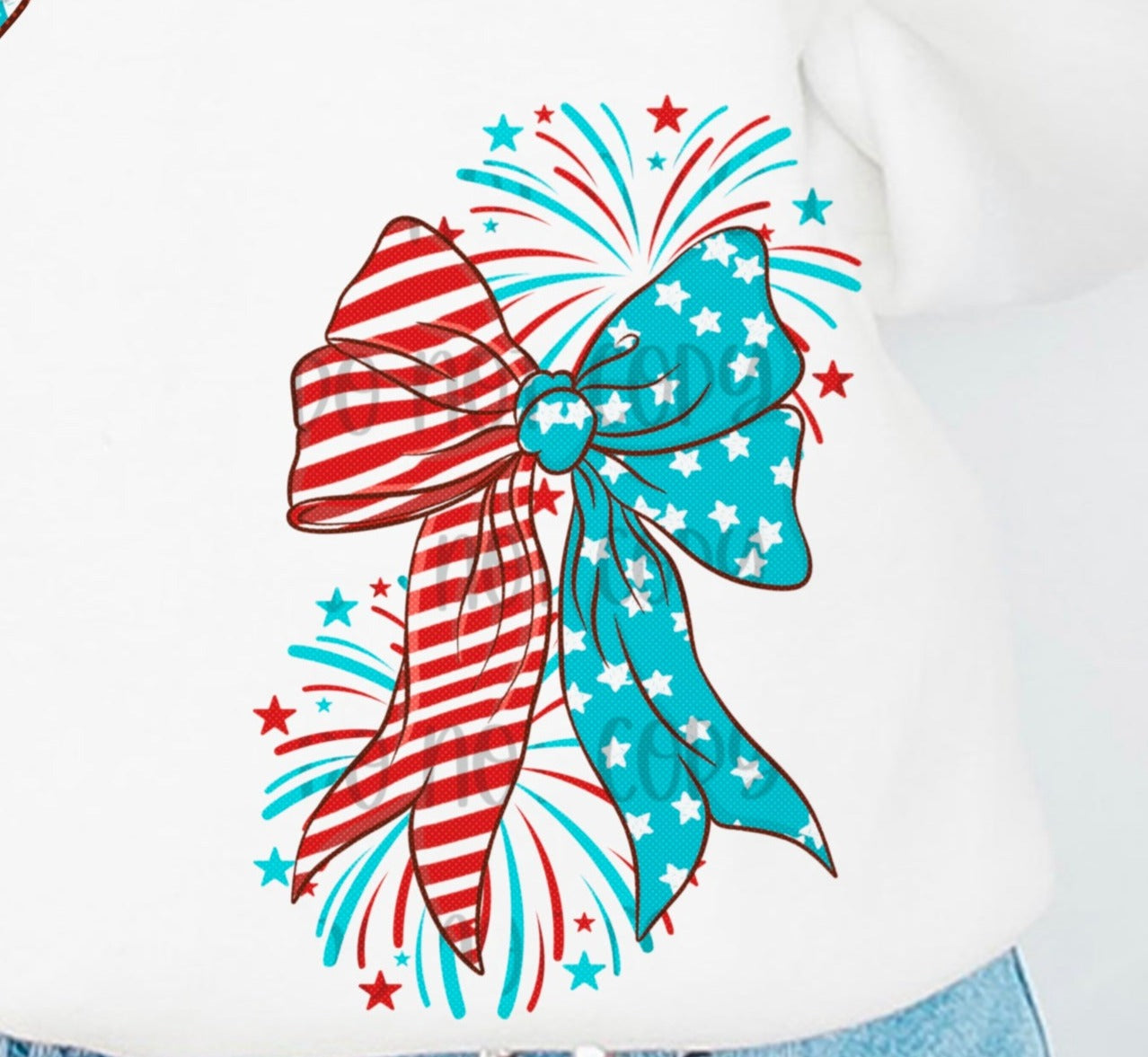 DTF Transfer America Stars And Stripes