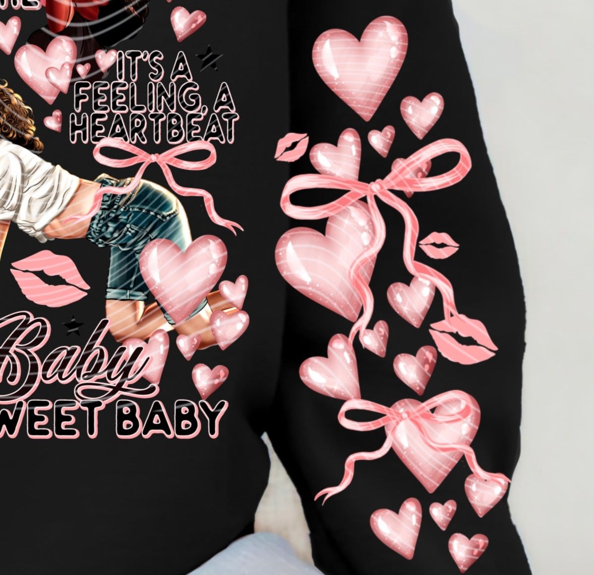 Sweatshirt Hoodie Crewneck T-Shirt Happy Valentines Classic Baby Corner #2