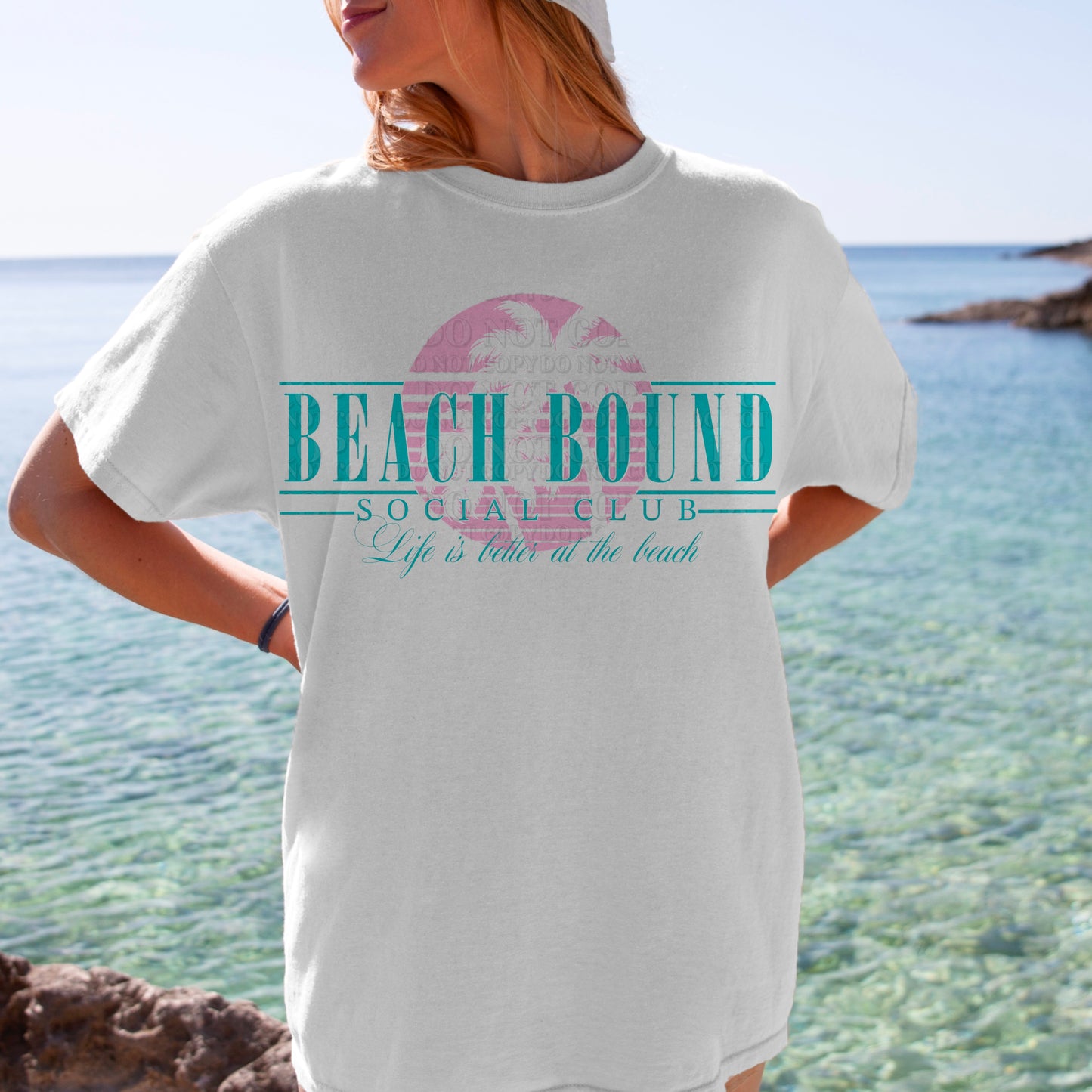 DTF Transfer Summer Design Beach Bound
