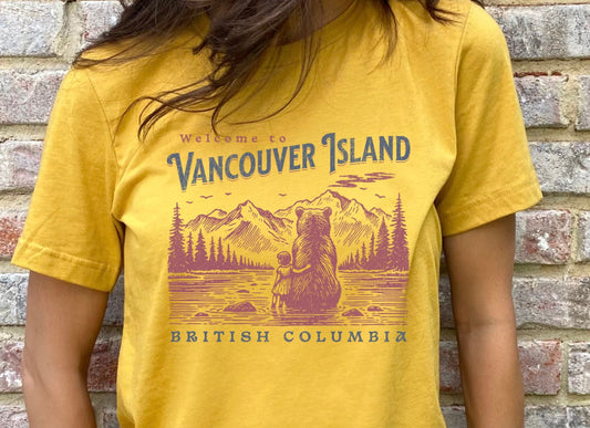T-Shirt Or Sweatshirt Customizable / ANY NAME  / Vancouver island