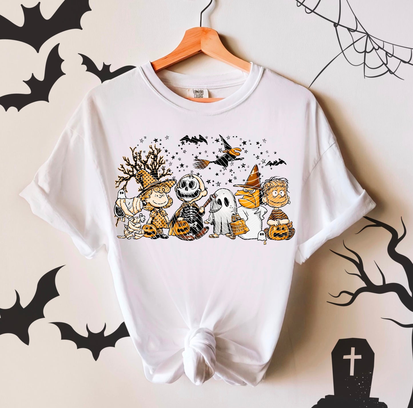 DTF Transfer Spooky Ghosts the Gang