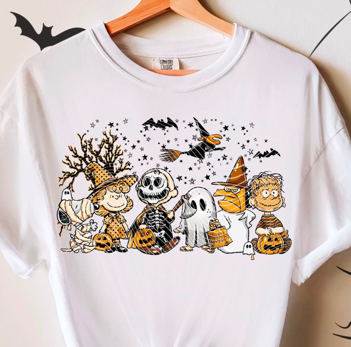 DTF Transfer Spooky Ghosts the Gang