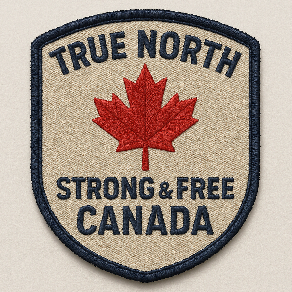 Embroidered-Effect DTF Transfer True North