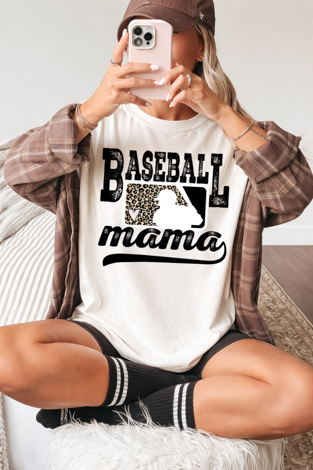 DTF Transfer Baseball Mama Design Sports Mom