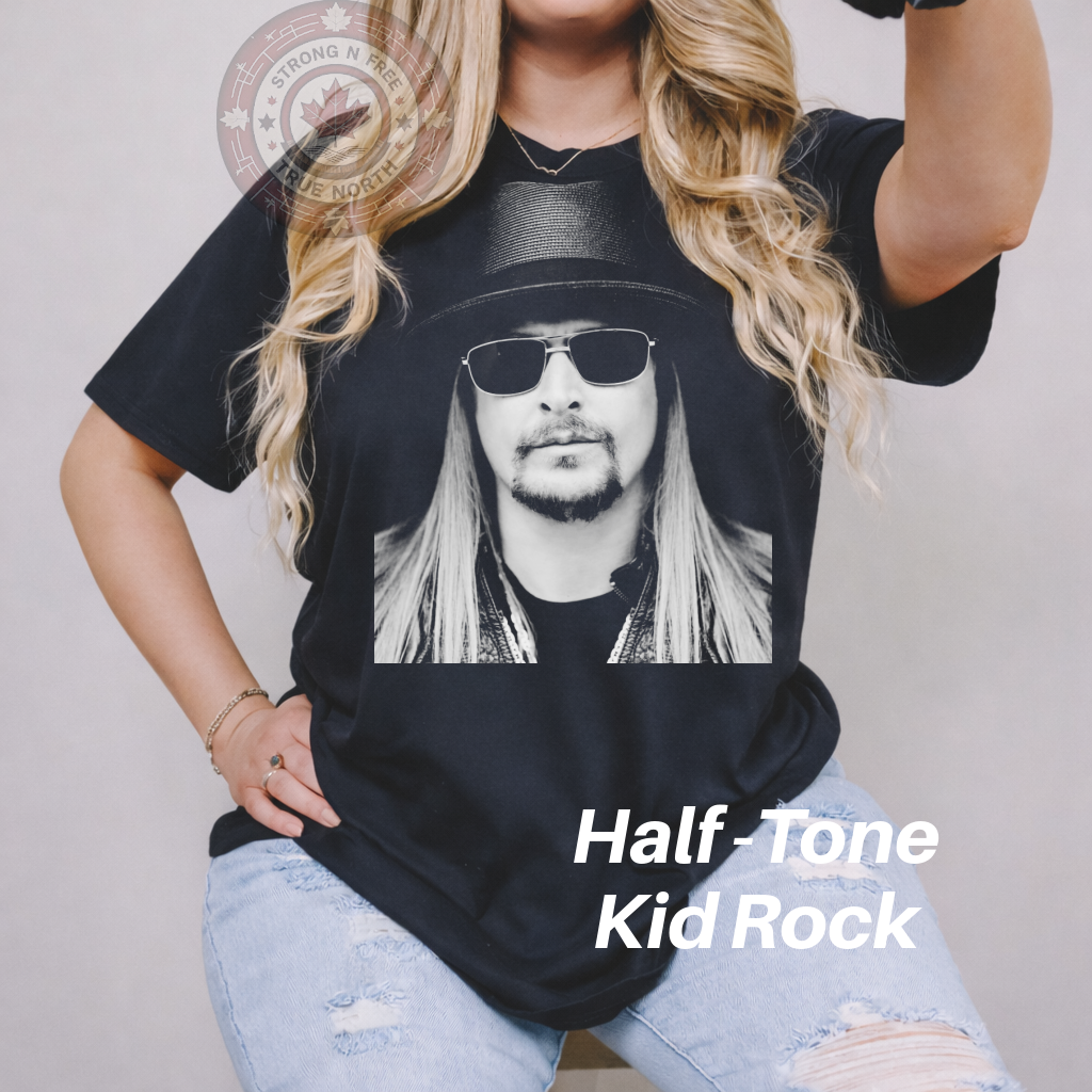 DTF Transfer Half-Tone Country Artist
