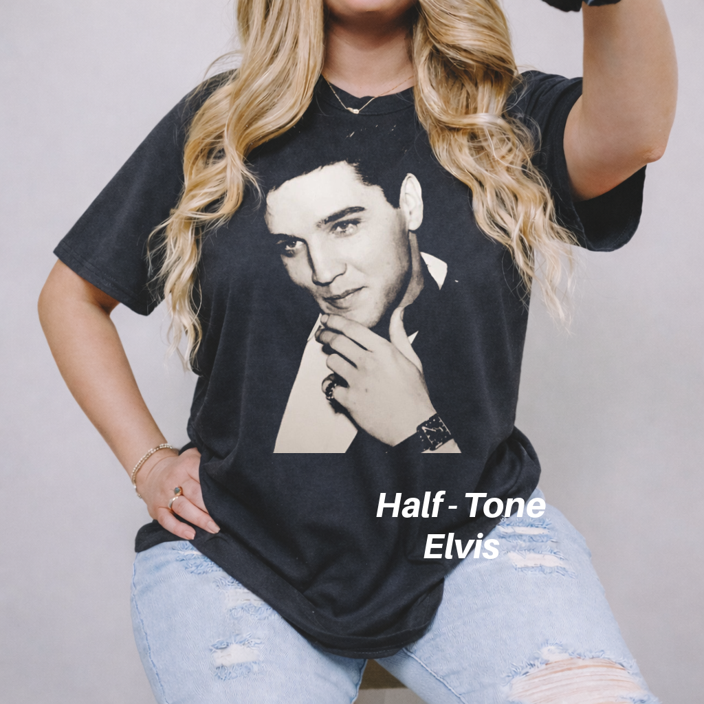 DTF Halftone Classic Movie Star & Music Vintage