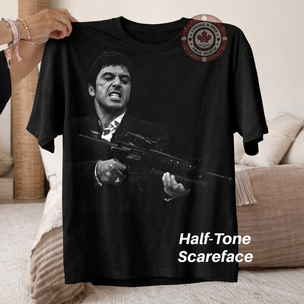 DTF Transfer Half-Tone Classic 70's Movie