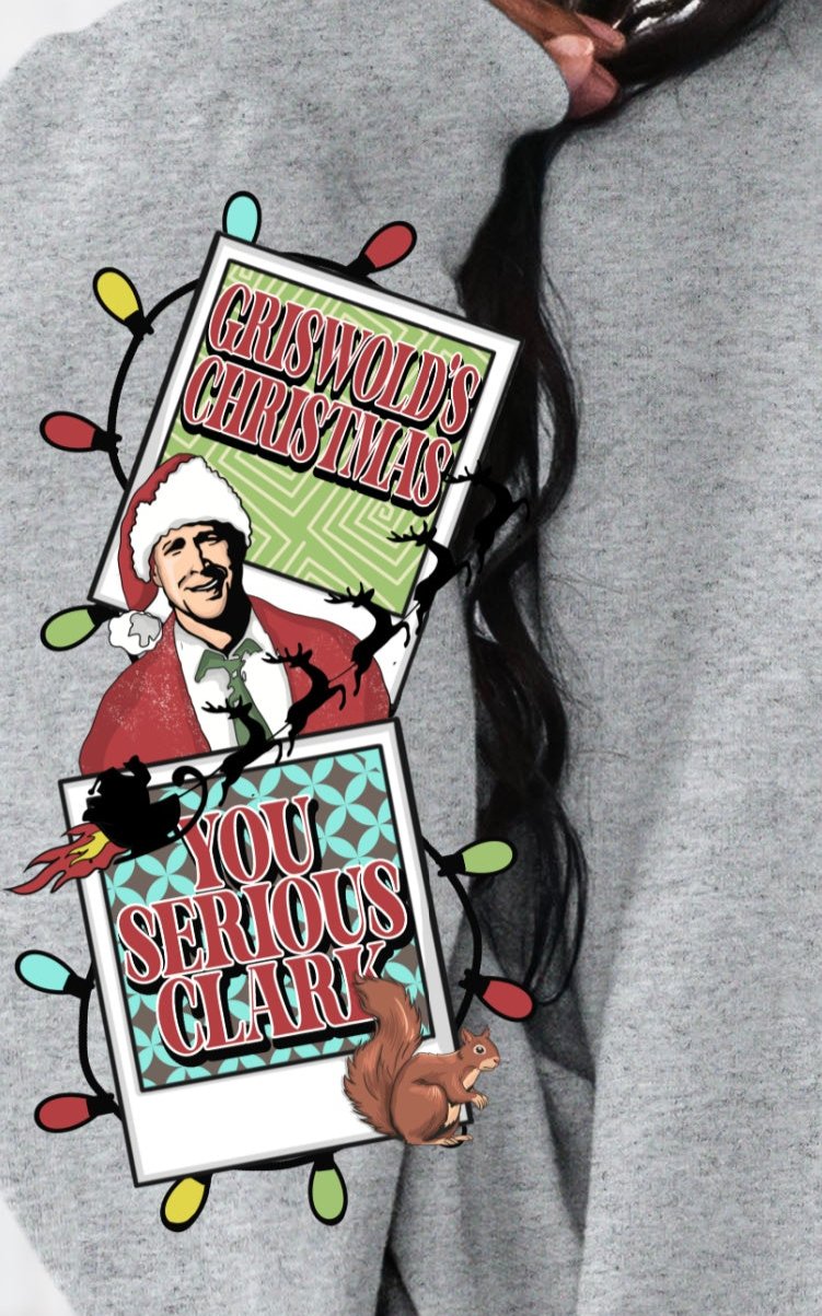 Sweatshirt Hoodie Or T-Shirt Christmas Vacation The Family / Sleeve Print offered