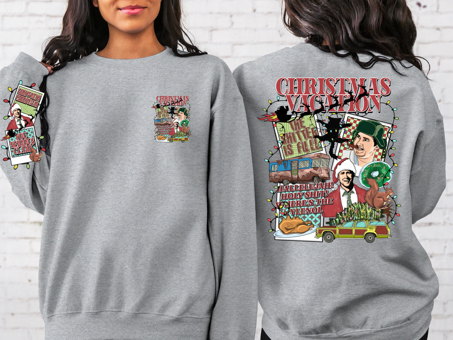 DTF Transfer Christmas Vacation The Family / Sleeve Print offered