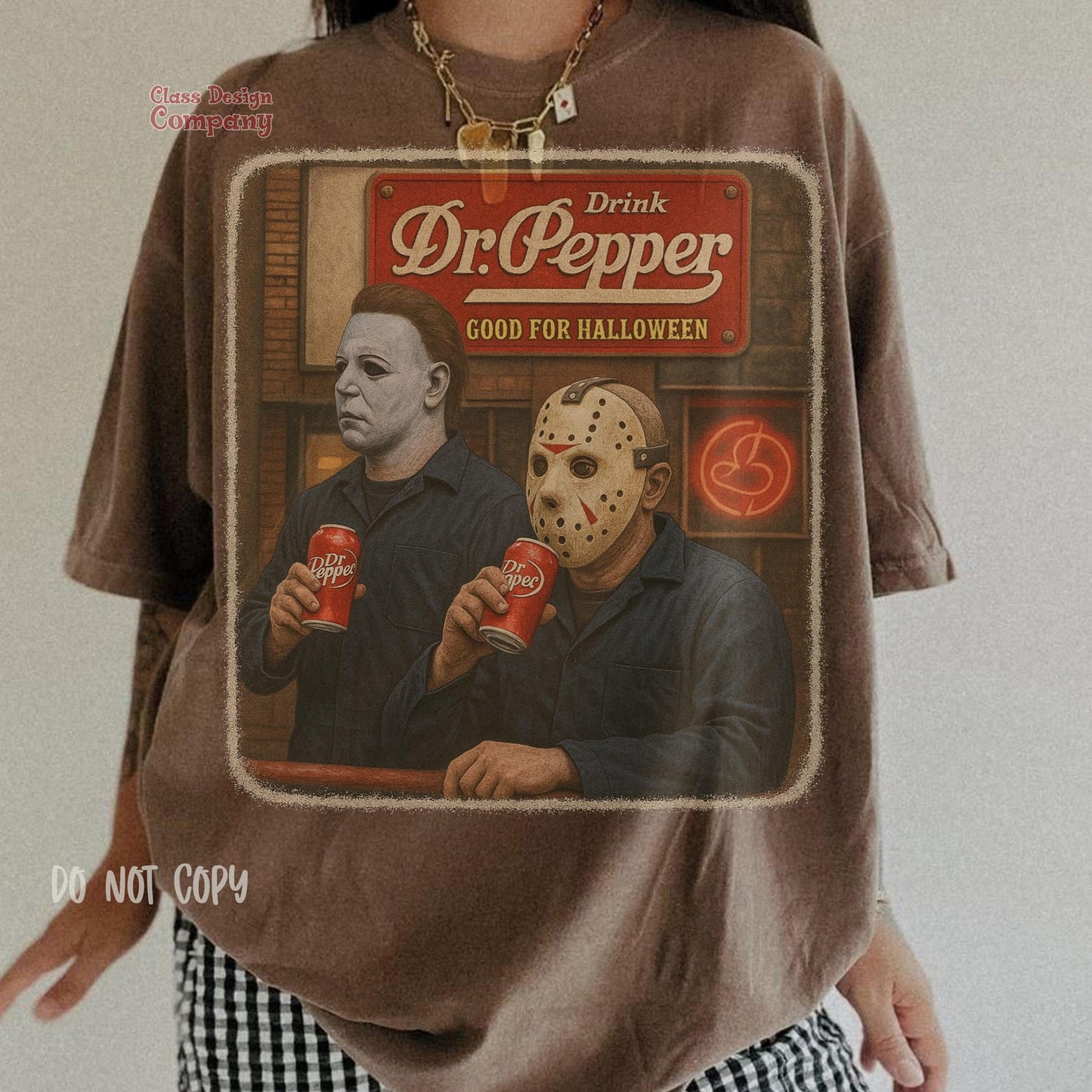 🎃 Halloween Horror Sips DTF Transfer – Vintage Killer Vibes