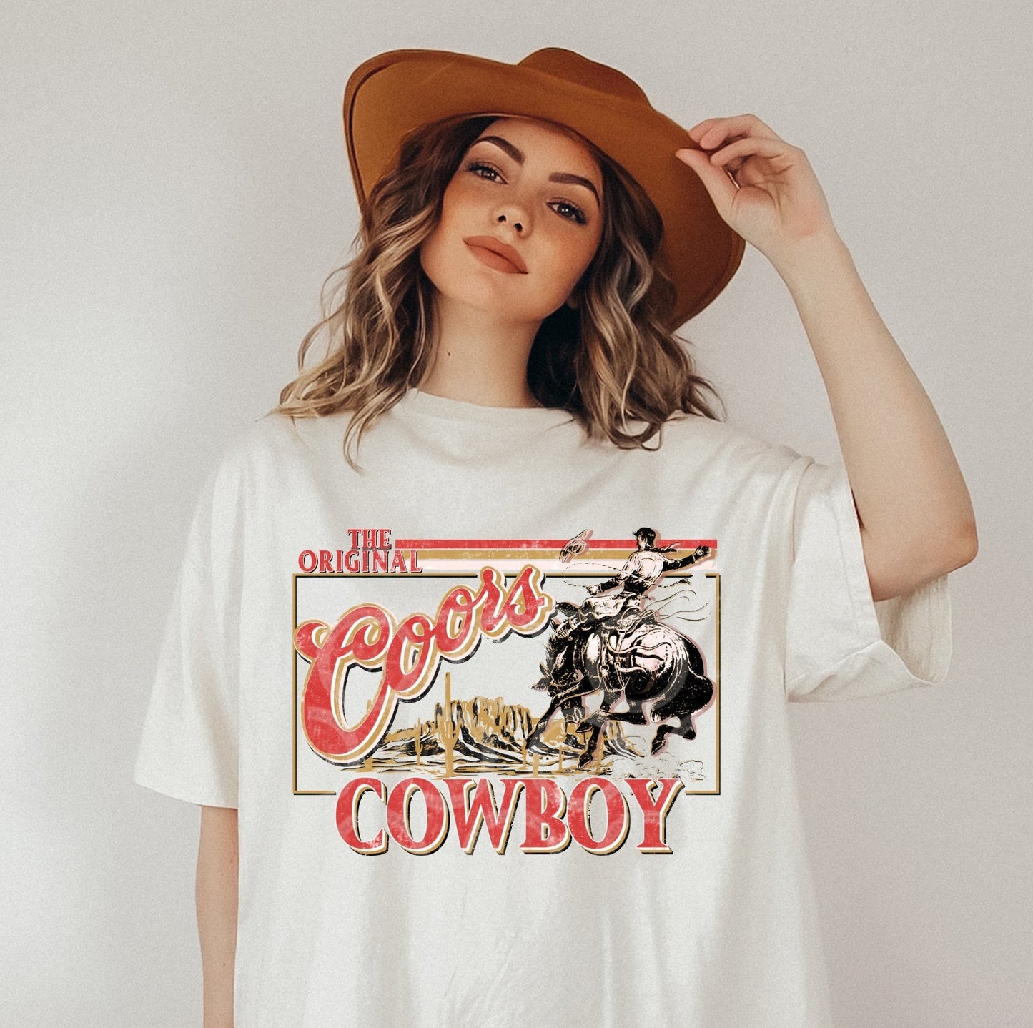 DTF Transfer Country Coors Cowboy