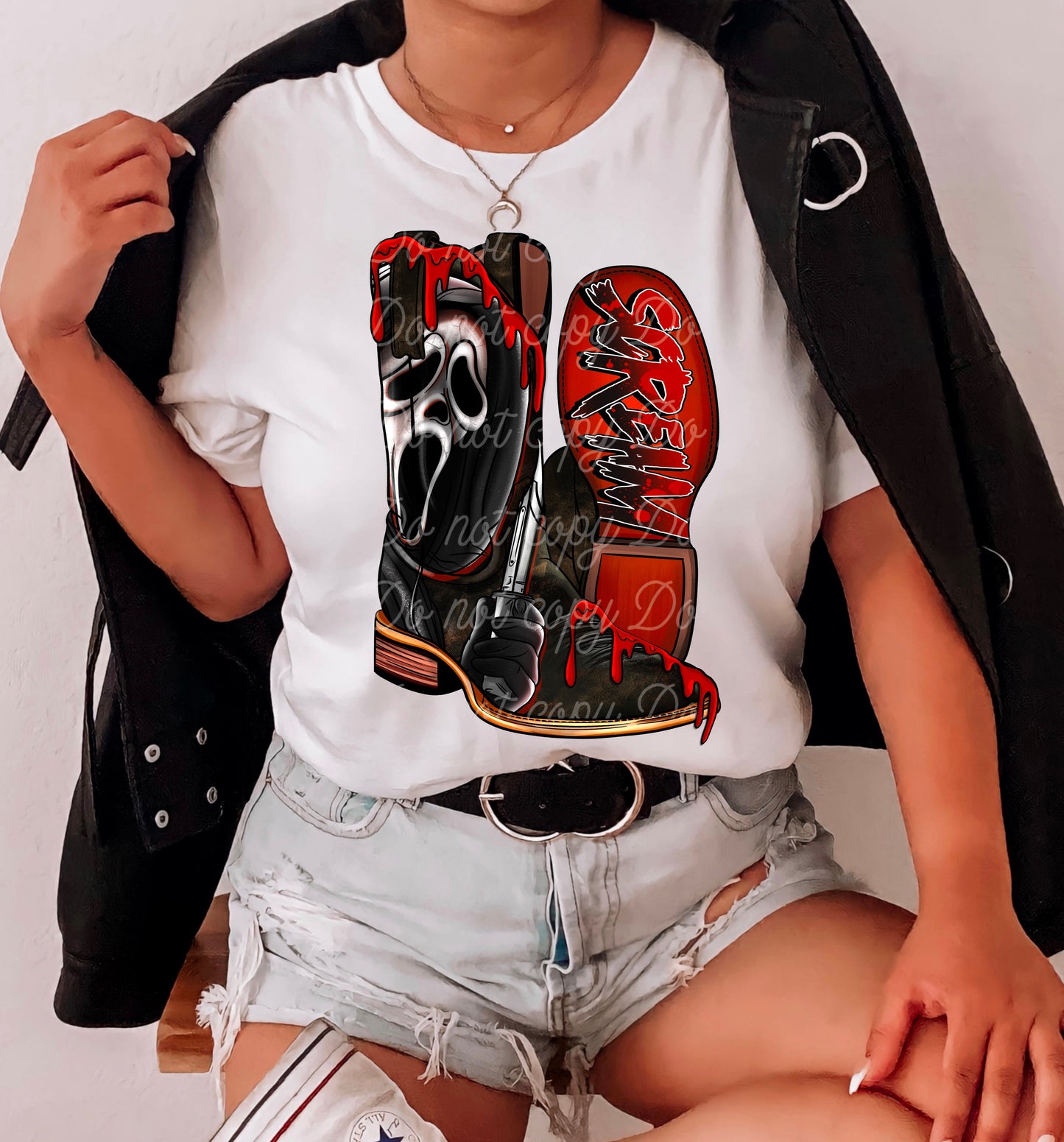 T-Shirt Sweatshirt or Hoodie Scream Parody Cowboy Killer