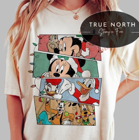 DTF Transfer Christmas  Mouse and Friends