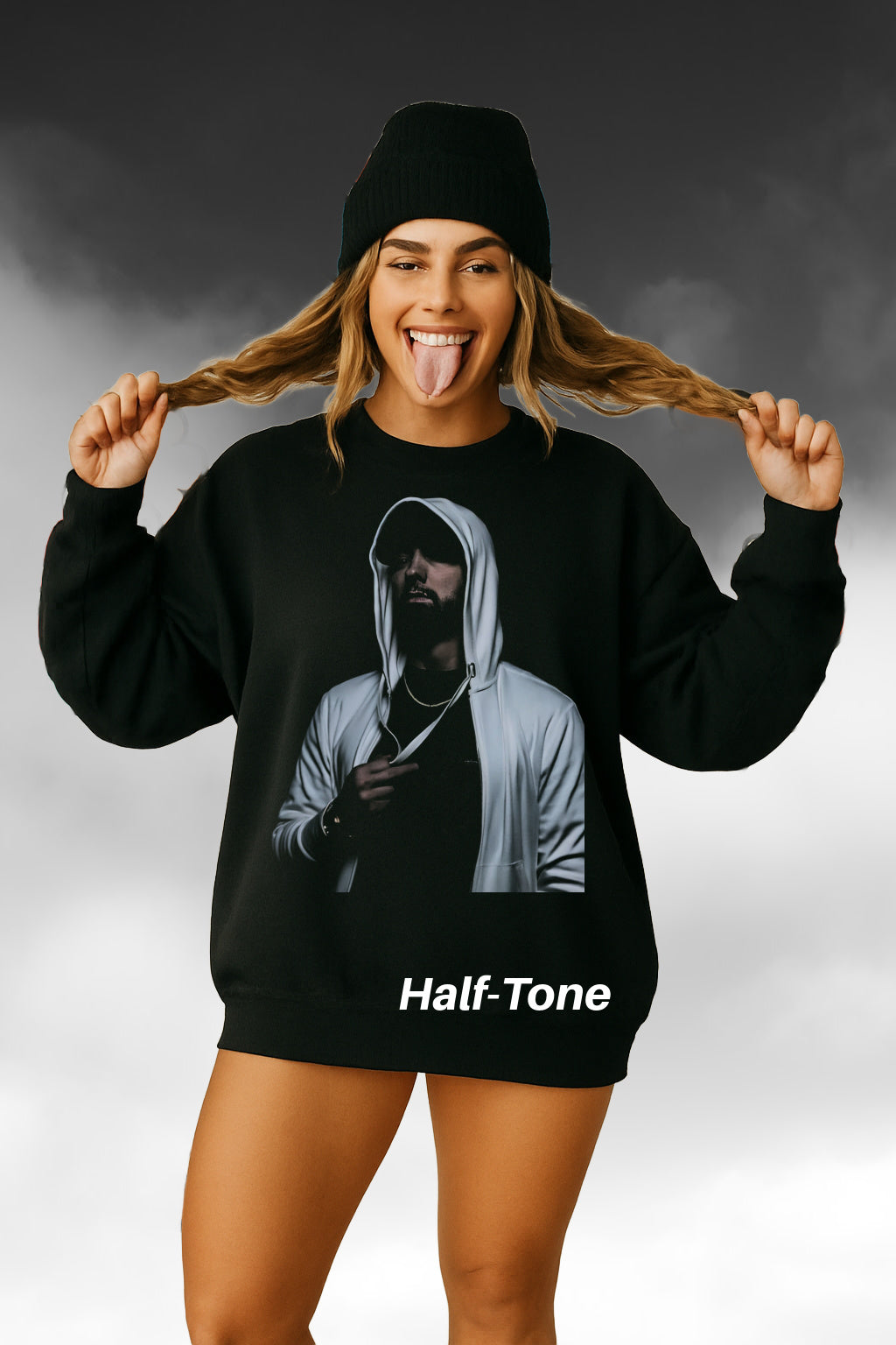 DTF Transfer Half-Tone Pop Artist Eminemm
